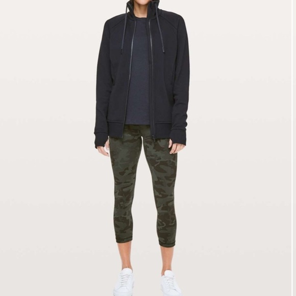 Lululemon Align Crop 21” Incognito Camo Multi Gator Green - Picture 2 of 11